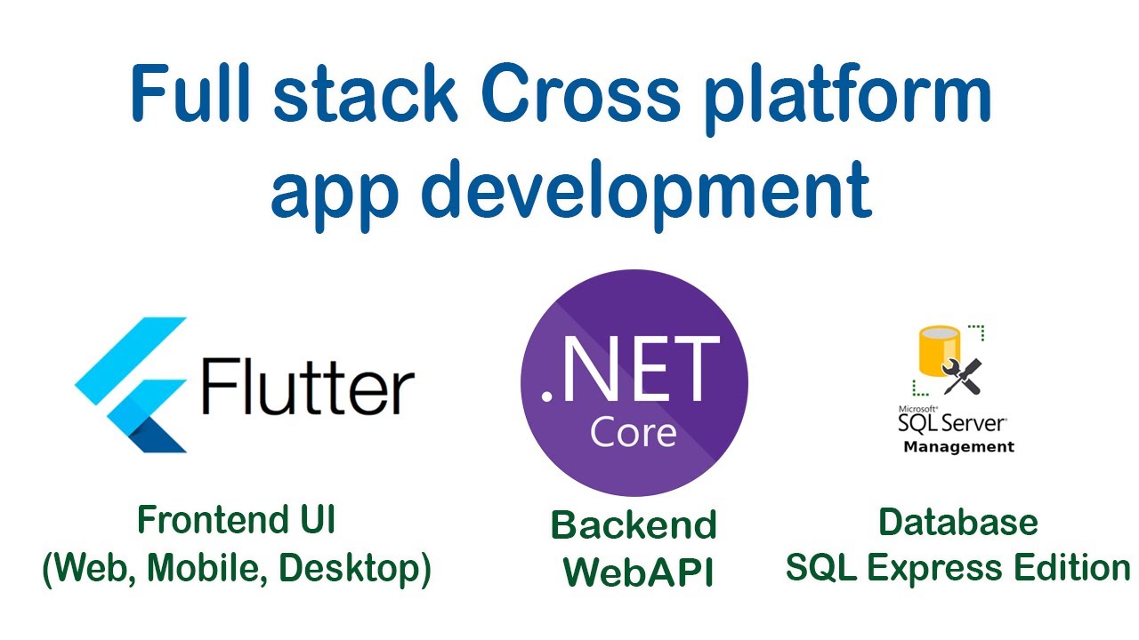 #1 Flutter Frontend UI + Backend Web API (.NET5) - Full Stack Cross ...