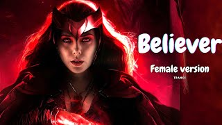 New satisfying Ringtone 2021-Believer - Female version - Bass Boosted Ringtone Trance