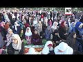 Thousands of Muslims in Gaza mark Eid al-Fitr