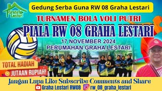 Turnamen Bola Voly Piala RW08 Graha Lestari 