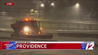 Snowstorm Update: Providence conditions, Sunday 9 pm