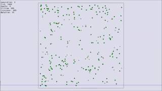 Evolving virtual creatures using neural networks and genetic algorithms 1