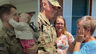 NEW COMPILATION 2020! Soldiers Surprising Homecoming Emotional reunion | #soldiershomecoming