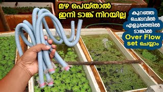 How to set Over Flow in fish tank കുറഞ്ഞ ചെലവിൽ എളുപ്പത്തിൽ over flow set ചെയ്യാം My Farming EP#130