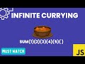 Infinite Currying in JavaScript | sum(1)(2)(3)() | Javascript Interview series