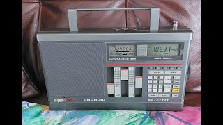 GRUNDIG SATELLIT 400 SHORTWAVE RADIO. I SHOW FM STATION, AM STATION, CB STATION AND HAM IN USB MODE