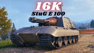 StuG E 100  16K Damage & 4x StuG E 100 Overwhelming Fire World of Tanks