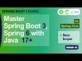 12- Bean Scopes, Singleton, Prototype | Master Spring Boot 3, Spring Framework 6 & Java 17 | HackCS