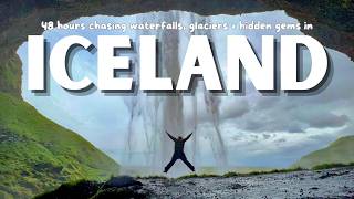 2 DAYS IN ICELAND! (48 hours exploring the South Coast in June, hidden gems, waterfalls + glaciers)