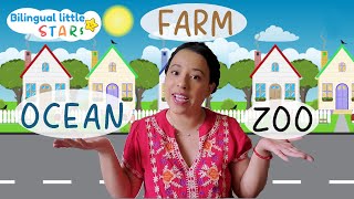 Learning with Bilingual Little Stars - Farm, Ocean, Zoo