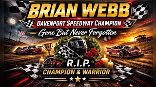 Brian Webb Davenport, IA Obituary Davenport Speedway Champion & East Moline Racer Remembered