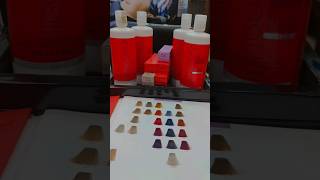 Schwarzkopf professional colour shade card