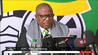 ANC holds NEC meeting - SG Fikile Mbalula briefs media