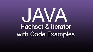 Java made Simple: HashSet Tutorial