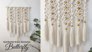 Macrame Wall Hanging Butterfly | Macrame Wall Hanging New Pattern