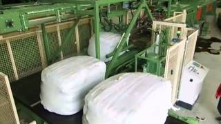 Rotowrap TT - Loading \u0026 Unloading System - Waste Bale Wrapper Wrapping Technology by PTF Häusser 015