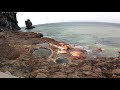 三島村・鬼界カルデラジオパークの絶景／硫黄島「東温泉」superb view of mishima village kikai caldera geopark／「higashi onsen」