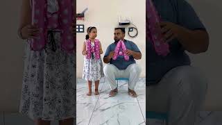 Anaya and Papa Funny Game 😱😱 #nannuchunnu #comedy #shorts