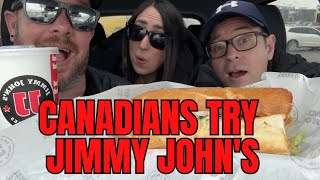 We Try Jimmy Johns For the First time!