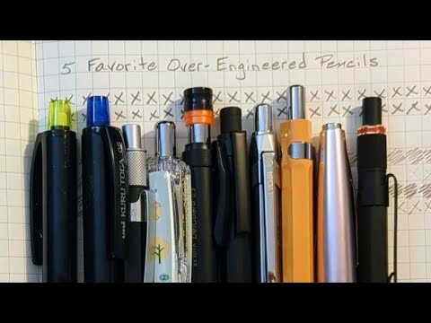 My 5 Favorite Over Engineered Mechanical Pencils Youtube