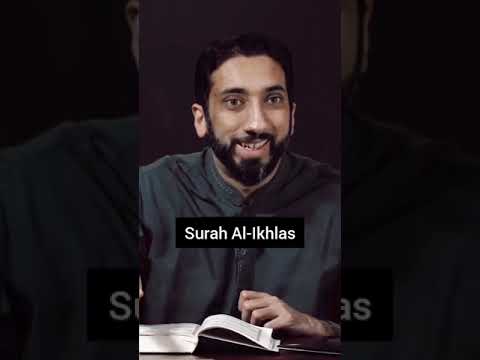 Surah Al- Ikhlas | Nouman Ali Khan#noumanalikhan #surahikhlas #quran # ...