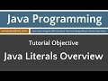 Learn Java Programming - Literals Overview
