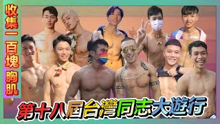 [街訪］收集100塊胸肌帥哥IG！第十八屆同志大遊行🌈