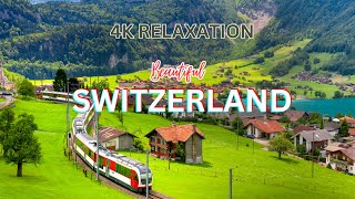 Stunning Switzerland! Relaxation & Travel through Switzerland in 4K -This country is UNBELIEVABLE