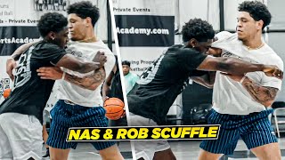 Nasir Core vs Rob Colon Got EXTREMELY PERSONAL \u0026 Things POPPED OFF | Nas/Nitty vs Rob/Moon 2v2