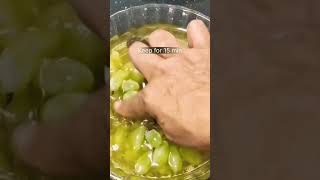 വിഷമില്ലാതെ മുന്തിരി എങ്ങനെ കഴിക്കാം | Easy technique to remove pesticides in fruits