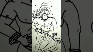 Joy shree ram / Art /How to draw / Drawing / Pencil sketch.#shorts #viral #art