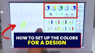 How to Set Up the Colors for a Design | Happy Panel