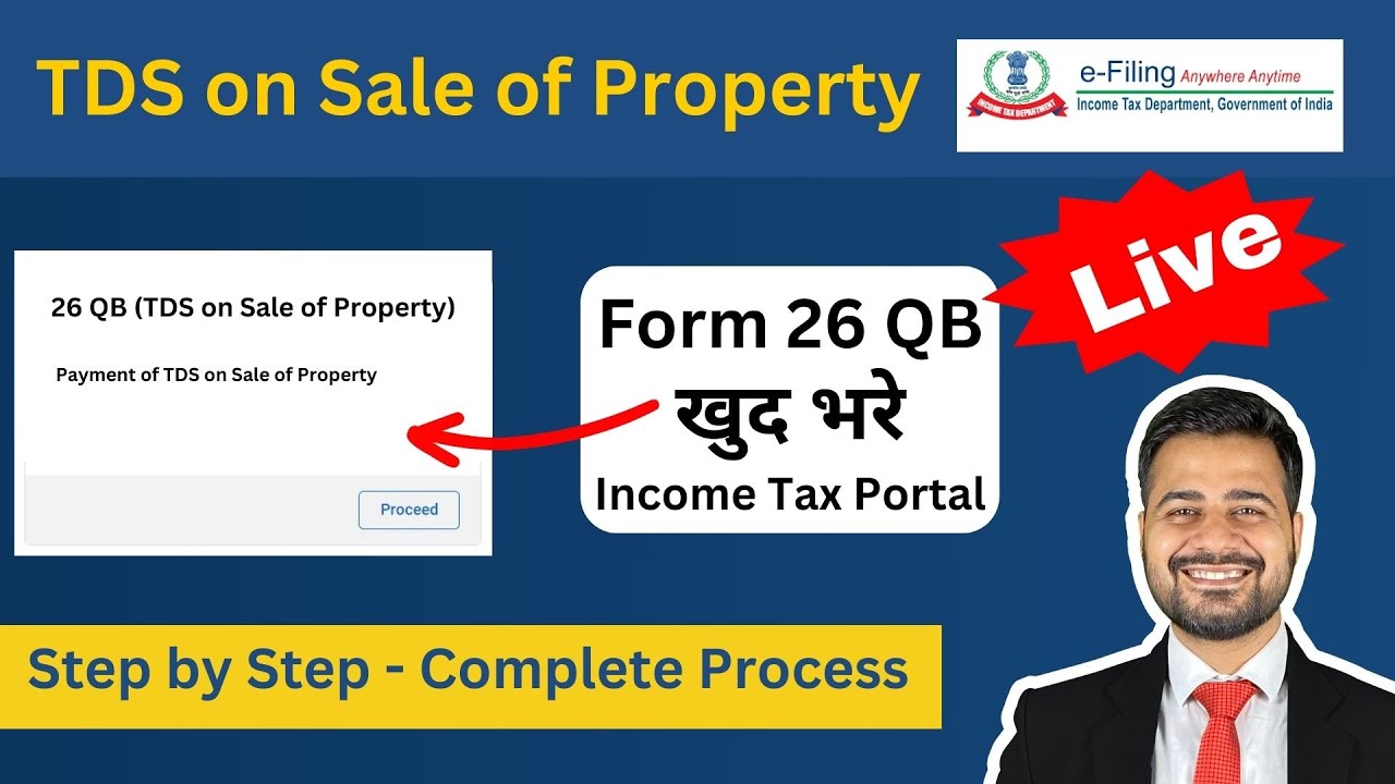 How To File Form 26qb Tds Return Online Tds On Property Purchase And
