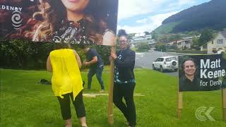Lone Māori woman candidate victim of billboard vandalism
