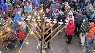 Annual menorah lighting illuminates Old Mill District