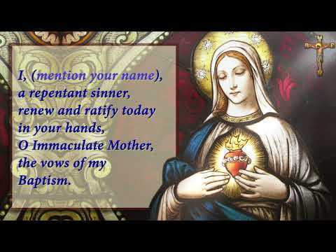 Consecration Prayer To Jesus Through Virgin Mary - YouTube