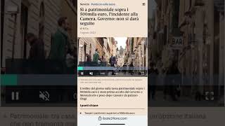 Tassa Patrimoniale : Il Governo ci pensa. Guarda video lungo sul mio canale e proteggiti.