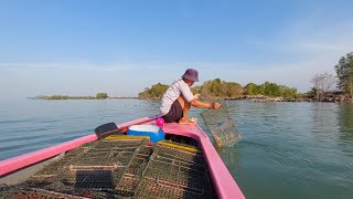 กู้ลอบดักปูทะเลชายฝั่ง🦀ใกล้จะเปลี่ยนฤดูหนาวเป็นร้อนแล้ว หัวน้ำวันแรกน้ำเริ่มน้อย มาดูผลงานกัน!EP.118