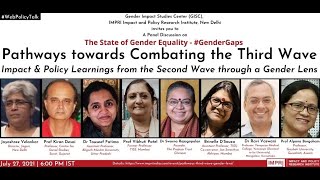 #GenderGaps Panel Discussion | Pathways towards Combating Third Wave: Gender Lens Impact Live