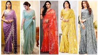 Latest Beautiful Pure Soft Silk Saree Design | Traditional Saree Look❤️Designer saree #Sarees #saree