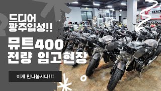 드디어 광주입성! 뮤트400, 전량입고 현장르포!