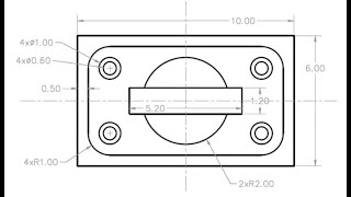 AutocAD 2D Practice Drawing | Exercise 2 | Basic & Advance Tutorial
