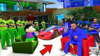 Shinchan GREEN GANG vs Franklin BLUE GANG Big CHALLENGE In GTA 5 | GREEN GANG vs BLUE GANG In GTA 5