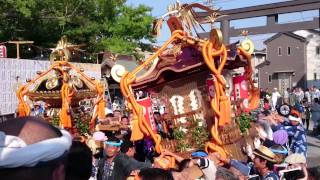 2015年7月26日辻堂諏訪神社例大祭神輿渡御宮入