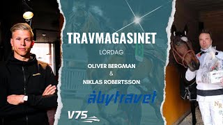 V75 Tips Åby 10/8 ∣ Travmagasinet med Bergman \u0026 Robertsson.