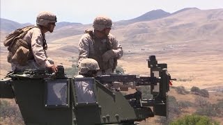 11th MEU Marines Live Fire Machine Guns