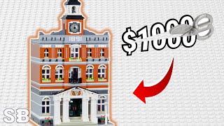 I built the Lego TOWN HALL Modular for WAY Cheaper!  // Webrick review
