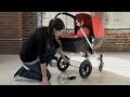 bugaboo cameleon demo stroll with two wheeled board