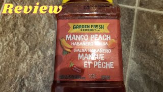 Review Garden Fresh Gourmet Mango Peach Habanero Salsa Gluten Free Costco