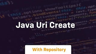 java uri create